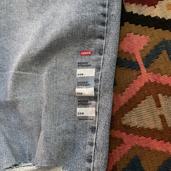 High rise classic jeans Levi’s wedgie straight casual classic boho basic - Picture 2 of 5